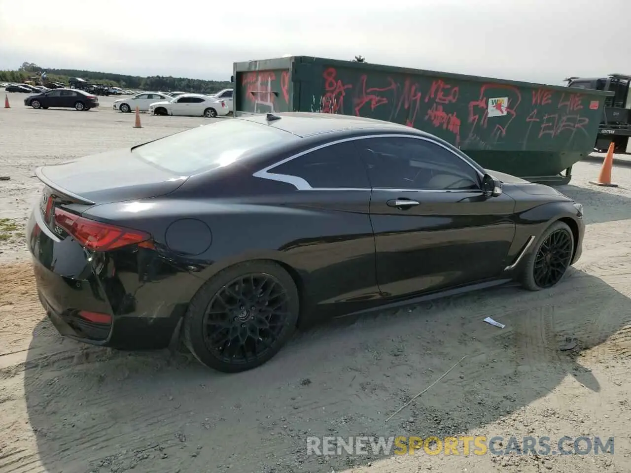 3 fotografías del automóvil dañado JN1EV7KK6NM600717 INFINITI Q60 2022
