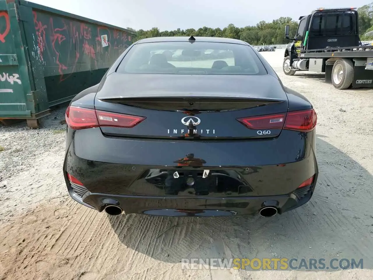 6 fotografías del automóvil dañado JN1EV7KK6NM600717 INFINITI Q60 2022