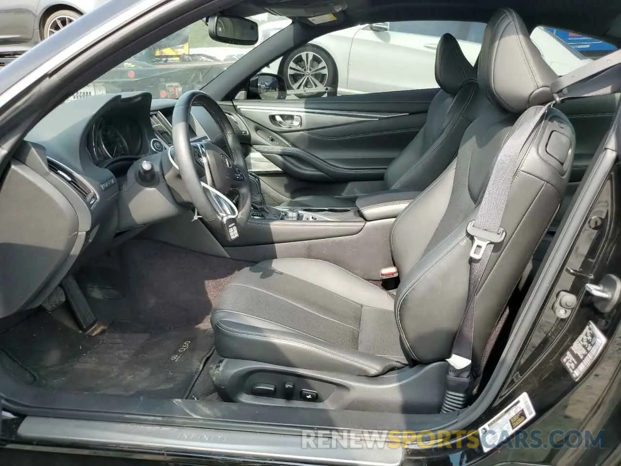 7 fotografías del automóvil dañado JN1EV7KK6NM600717 INFINITI Q60 2022