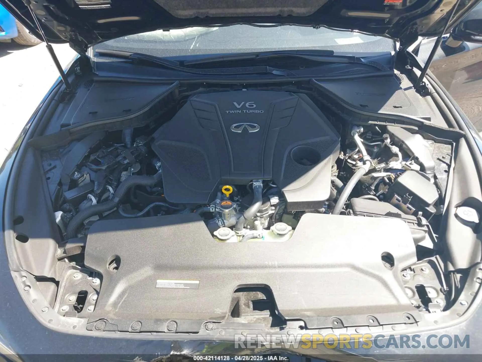 10 fotografías del automóvil dañado JN1FV7LL5NM680815 INFINITI Q60 2022
