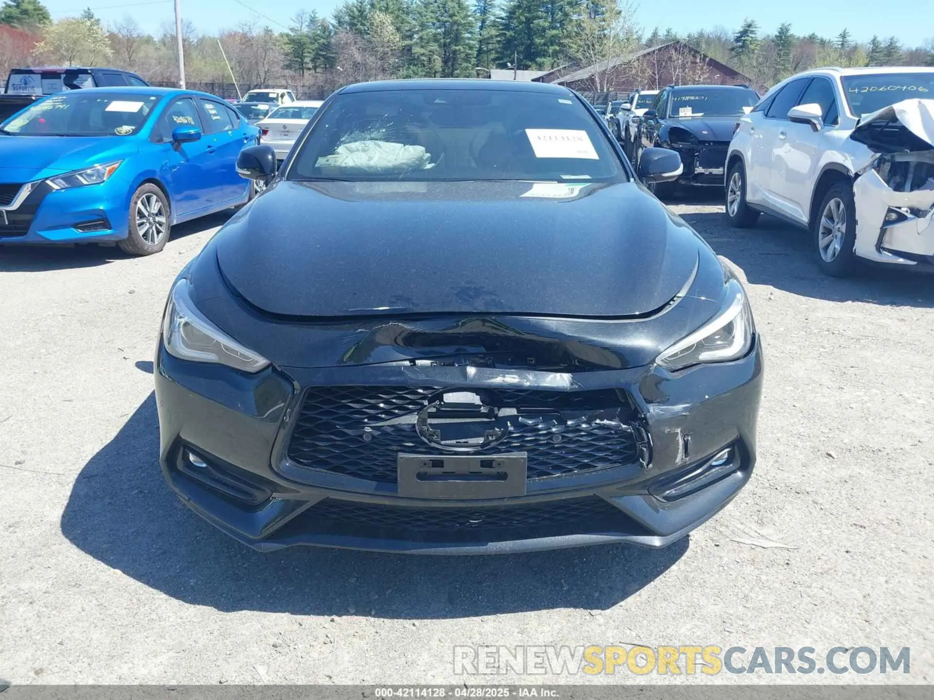 12 fotografías del automóvil dañado JN1FV7LL5NM680815 INFINITI Q60 2022