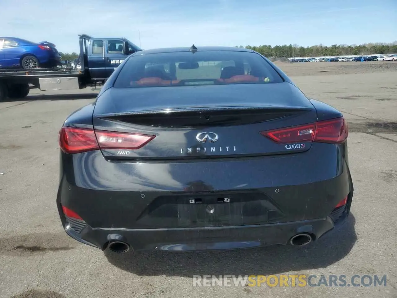 6 fotografías del automóvil dañado JN1FV7LL8NM681098 INFINITI Q60 2022