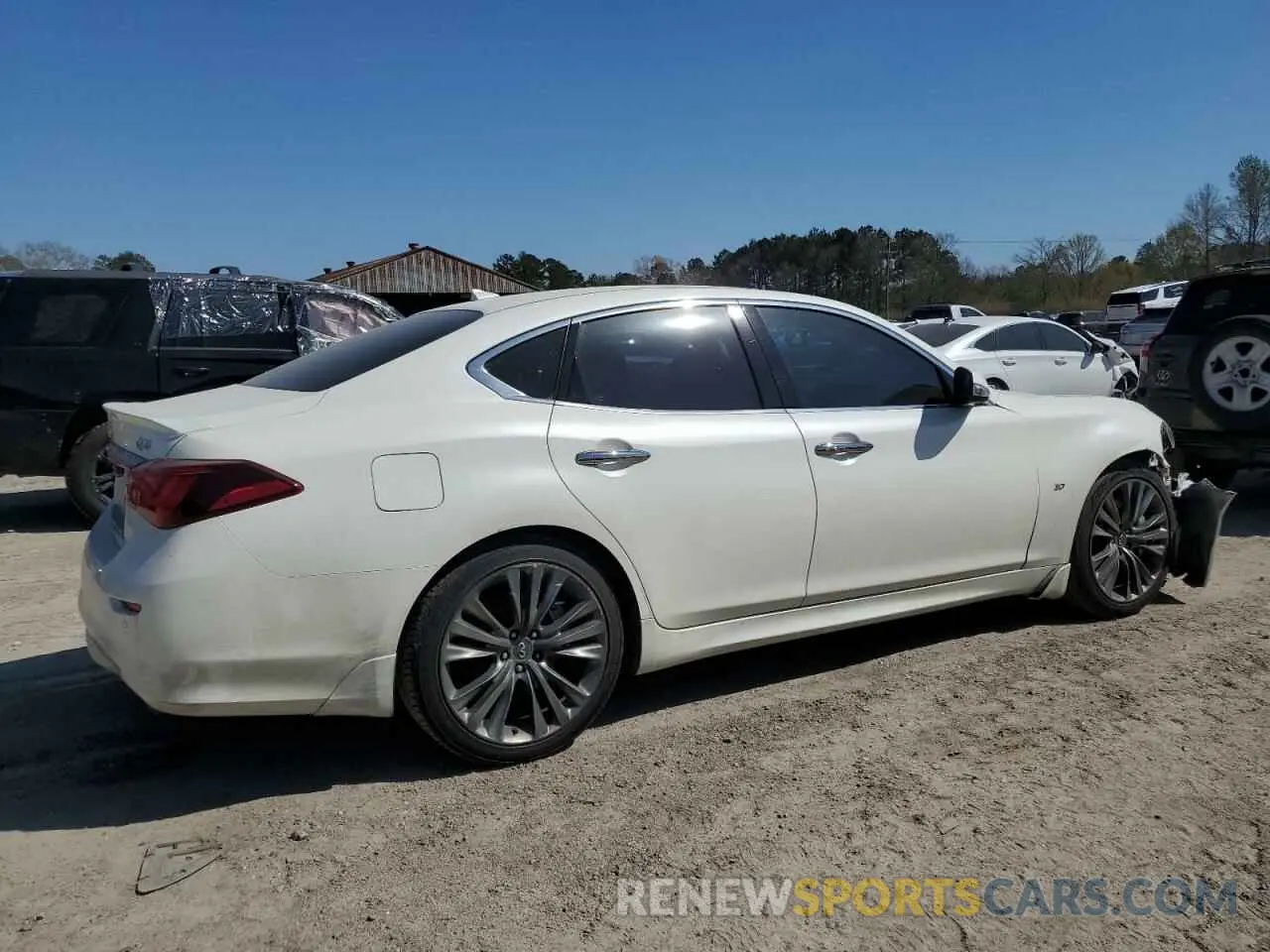 3 fotografías del automóvil dañado JN1BY1AP5KM505176 INFINITI Q70 2019