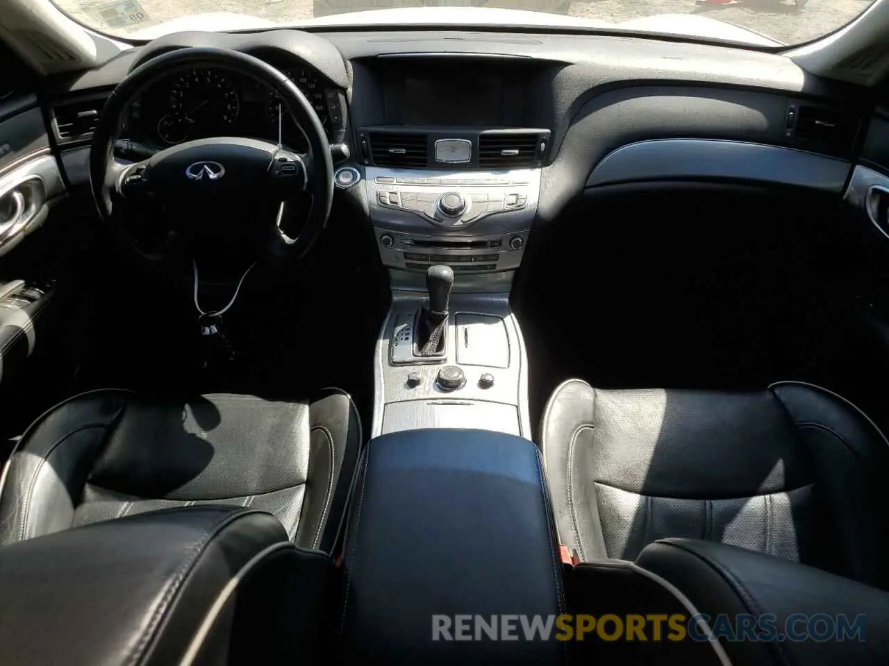 8 fotografías del automóvil dañado JN1BY1AP5KM505176 INFINITI Q70 2019