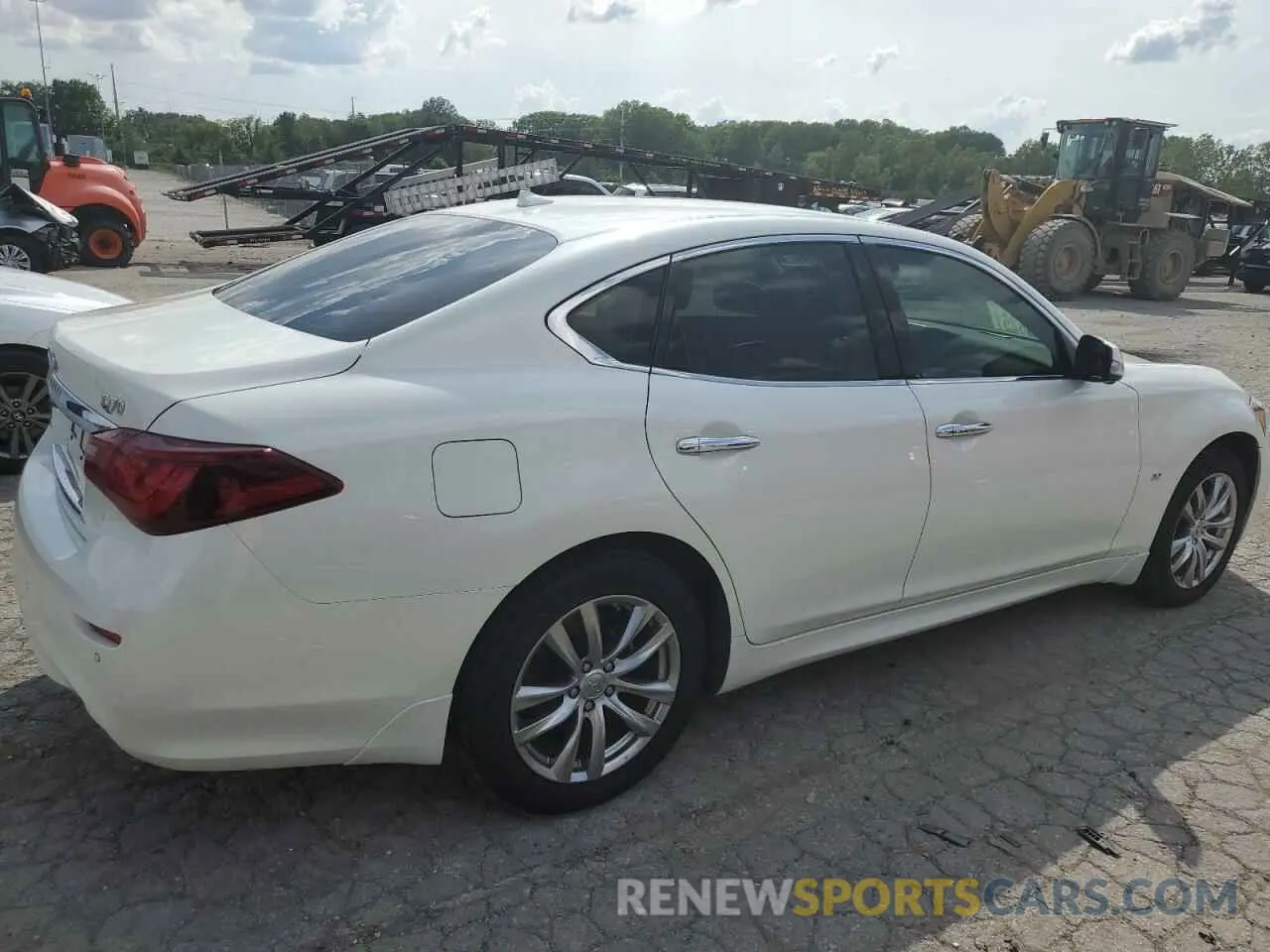 3 fotografías del automóvil dañado JN1BY1AR1KM585058 INFINITI Q70 2019