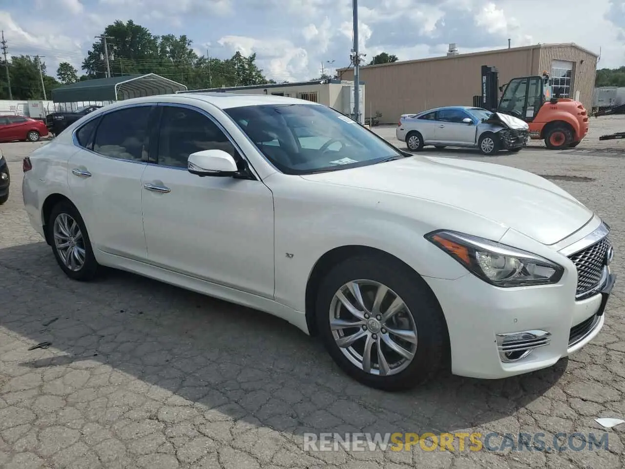 4 fotografías del automóvil dañado JN1BY1AR1KM585058 INFINITI Q70 2019