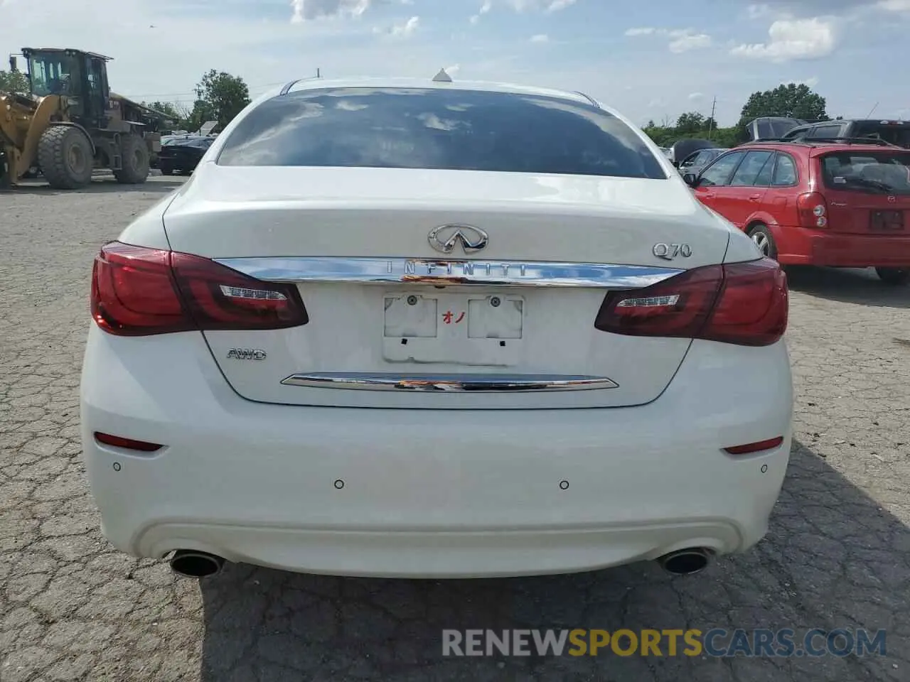 6 fotografías del automóvil dañado JN1BY1AR1KM585058 INFINITI Q70 2019