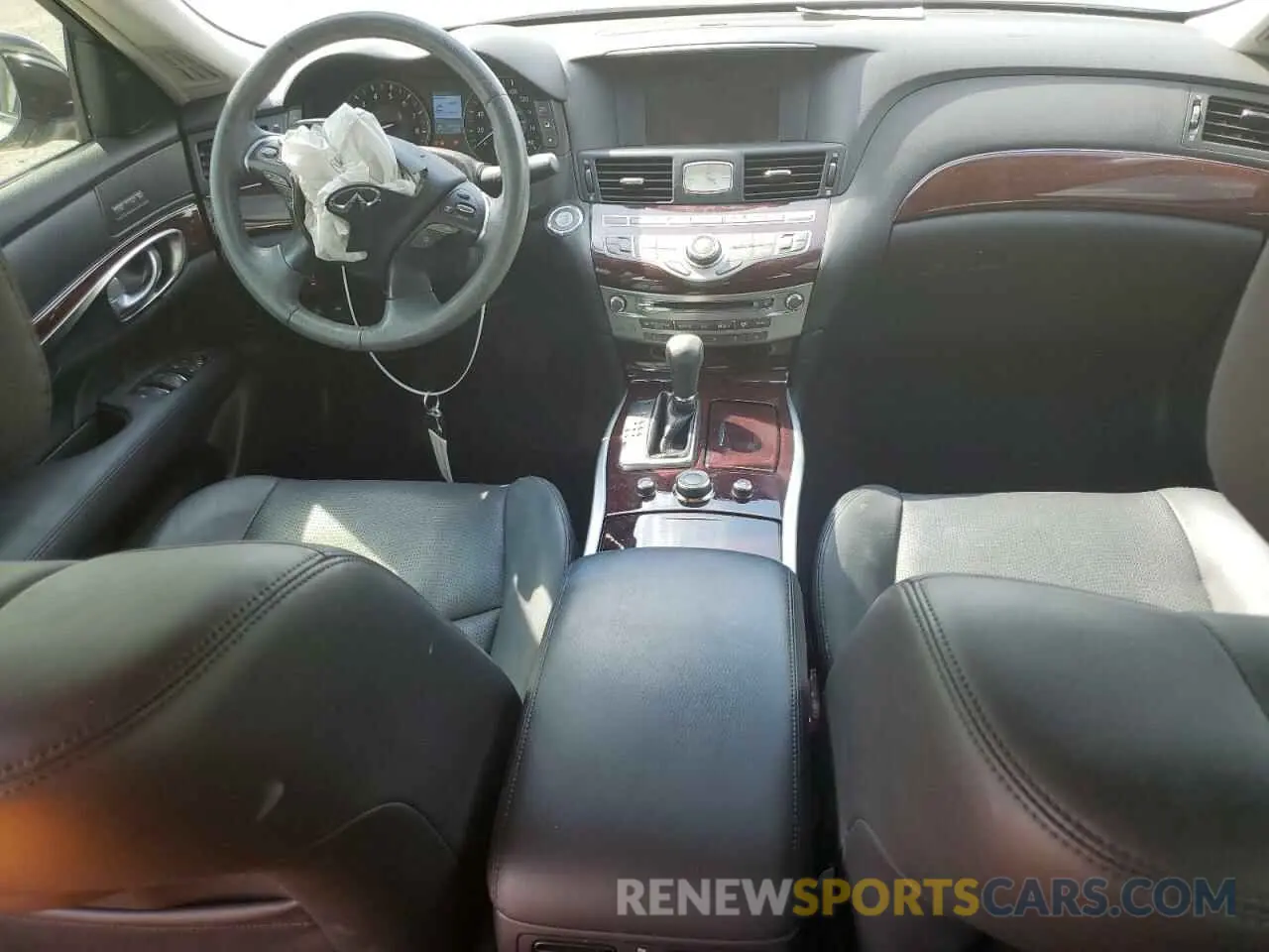 8 fotografías del automóvil dañado JN1BY1AR1KM585058 INFINITI Q70 2019