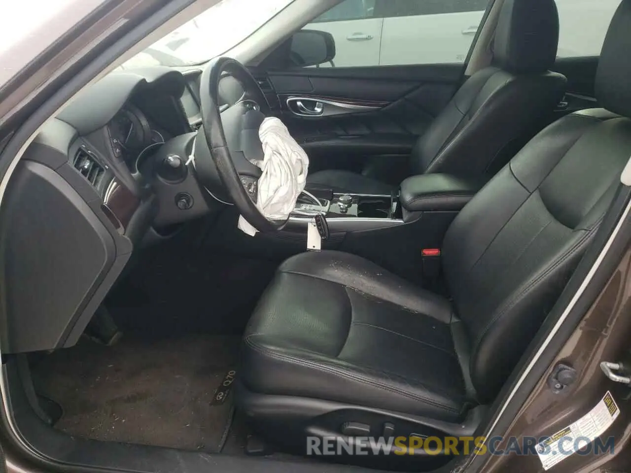 7 fotografías del automóvil dañado JN1BY1AR1KM585335 INFINITI Q70 2019