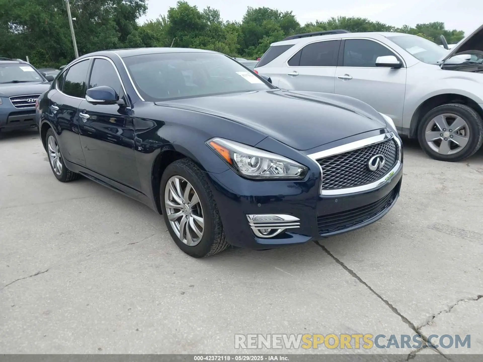 1 fotografías del automóvil dañado JN1BY1AR9KM585597 INFINITI Q70 2019