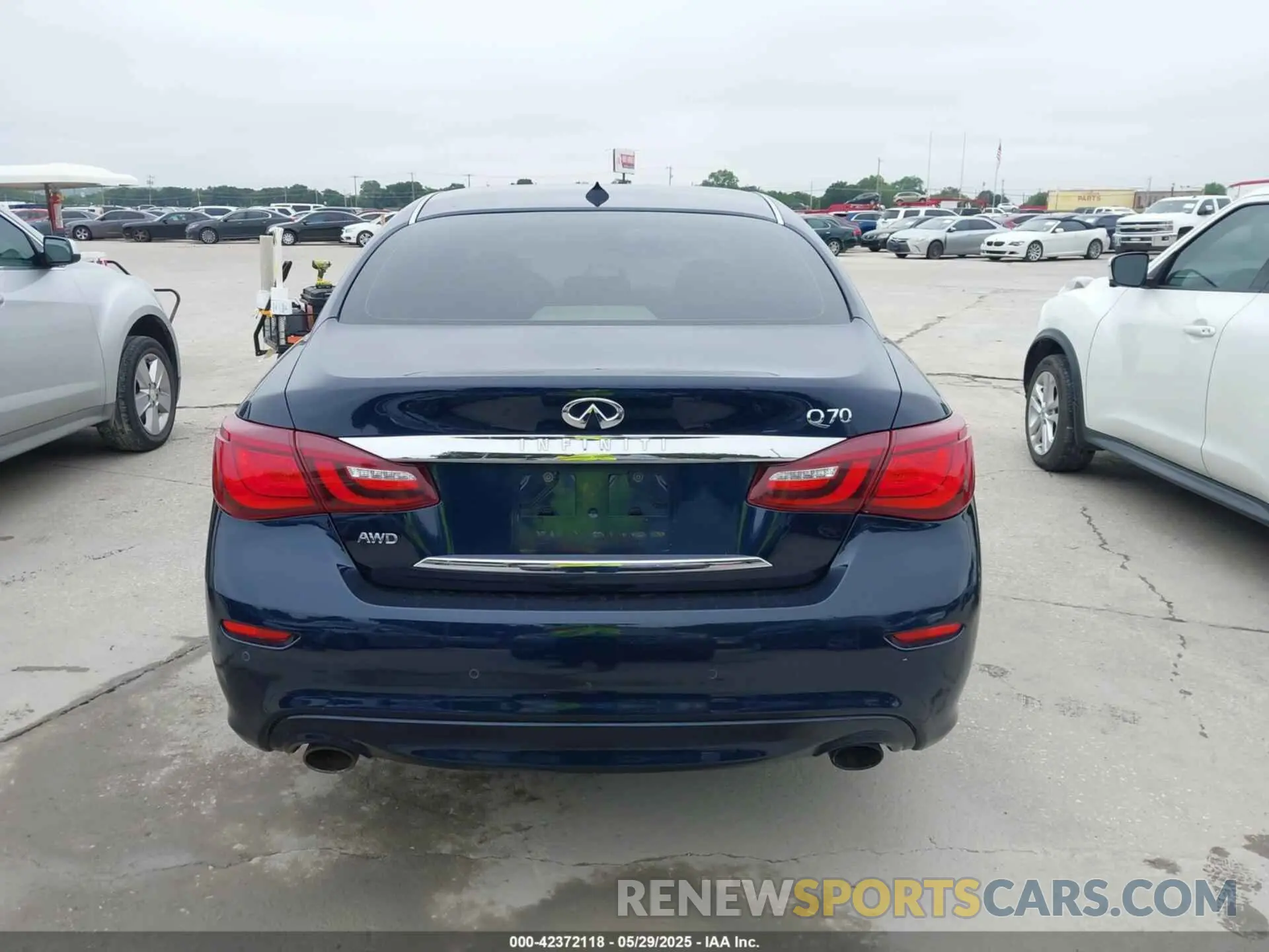 16 fotografías del automóvil dañado JN1BY1AR9KM585597 INFINITI Q70 2019