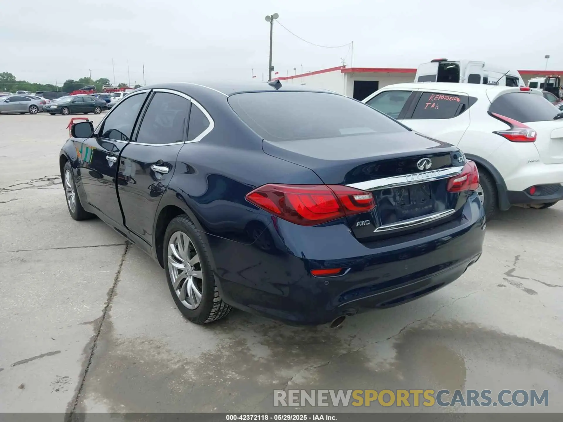 3 fotografías del automóvil dañado JN1BY1AR9KM585597 INFINITI Q70 2019