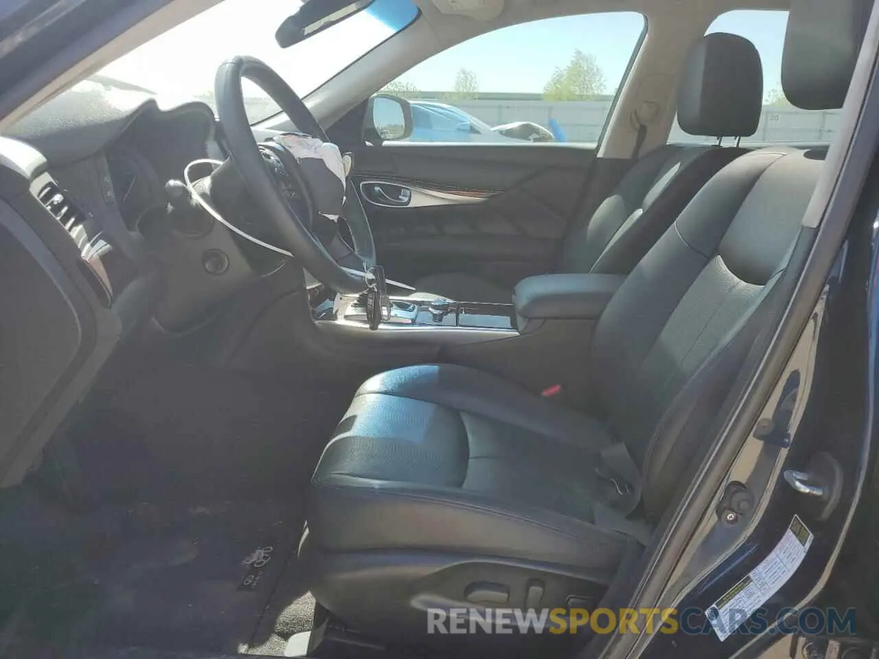 7 fotografías del automóvil dañado JN1BY1PP6KM685100 INFINITI Q70 2019