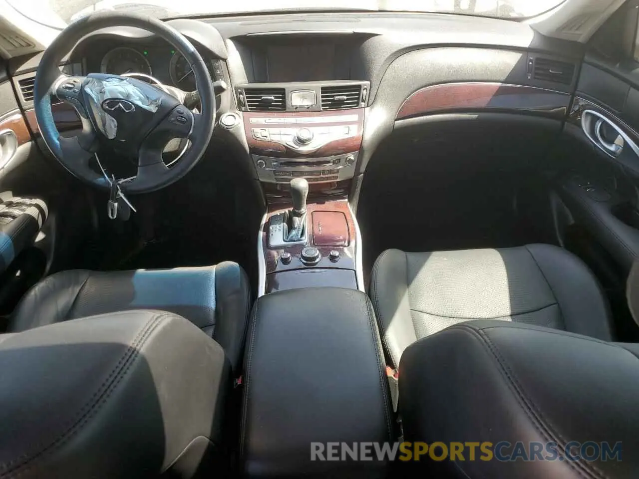 8 fotografías del automóvil dañado JN1BY1PP6KM685100 INFINITI Q70 2019