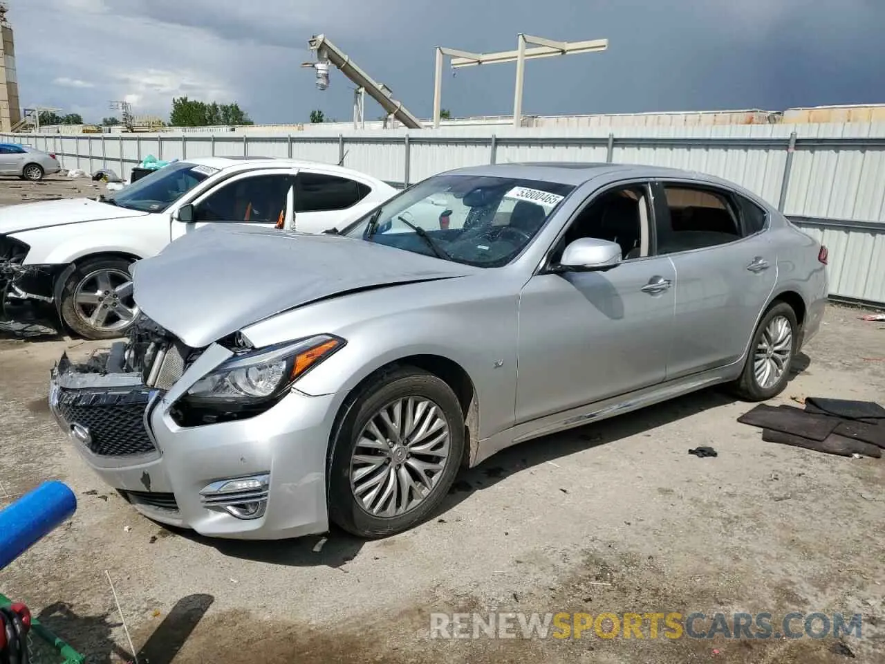 1 fotografías del automóvil dañado JN1BY1PR5KM725541 INFINITI Q70 2019