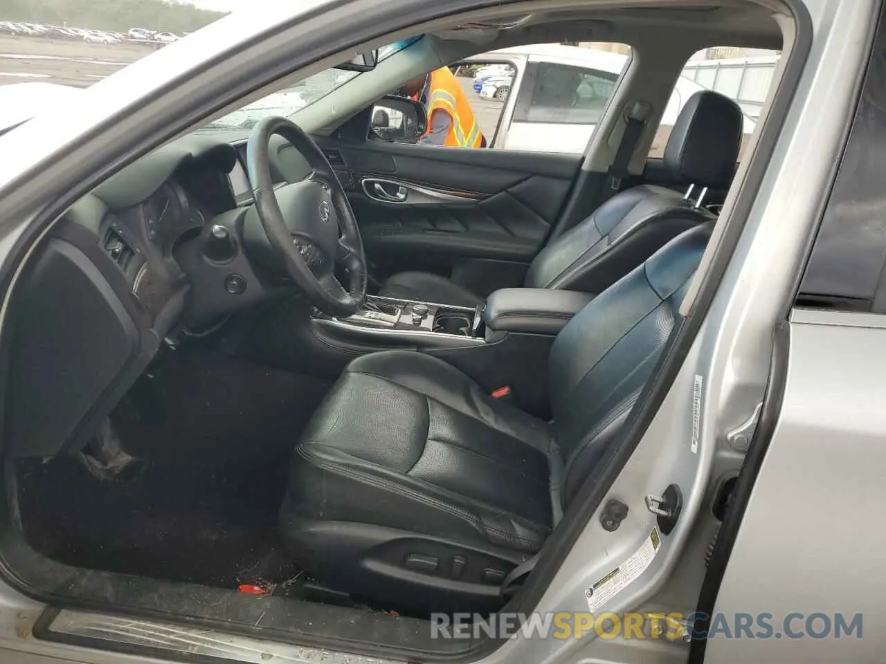 7 fotografías del automóvil dañado JN1BY1PR5KM725541 INFINITI Q70 2019