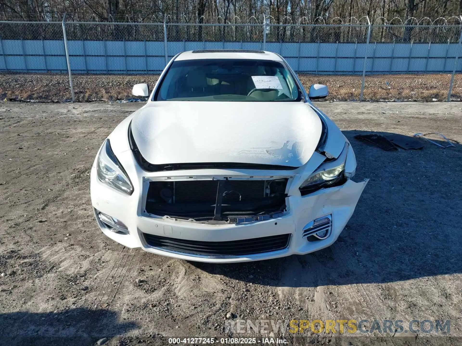 6 fotografías del automóvil dañado JN1BY1PP0KM685089 INFINITI Q70L 2019