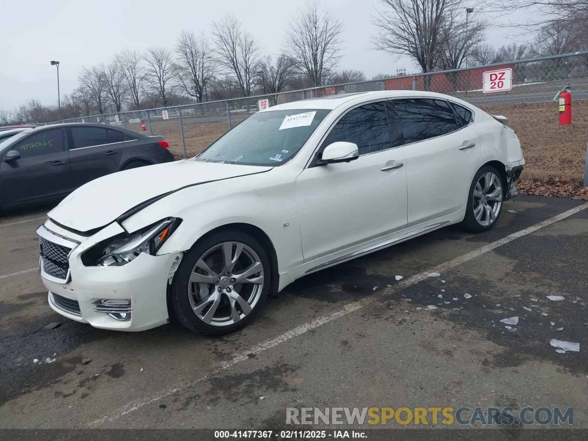 2 fotografías del automóvil dañado JN1BY1PP2KM685045 INFINITI Q70L 2019