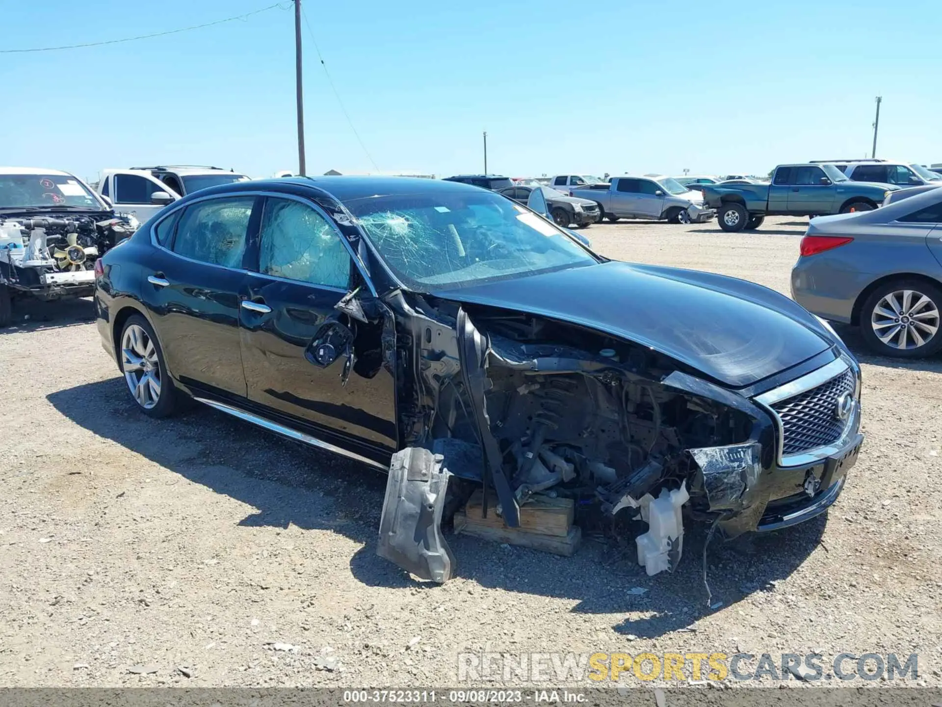 1 fotografías del automóvil dañado JN1BY1PP4KM685483 INFINITI Q70L 2019