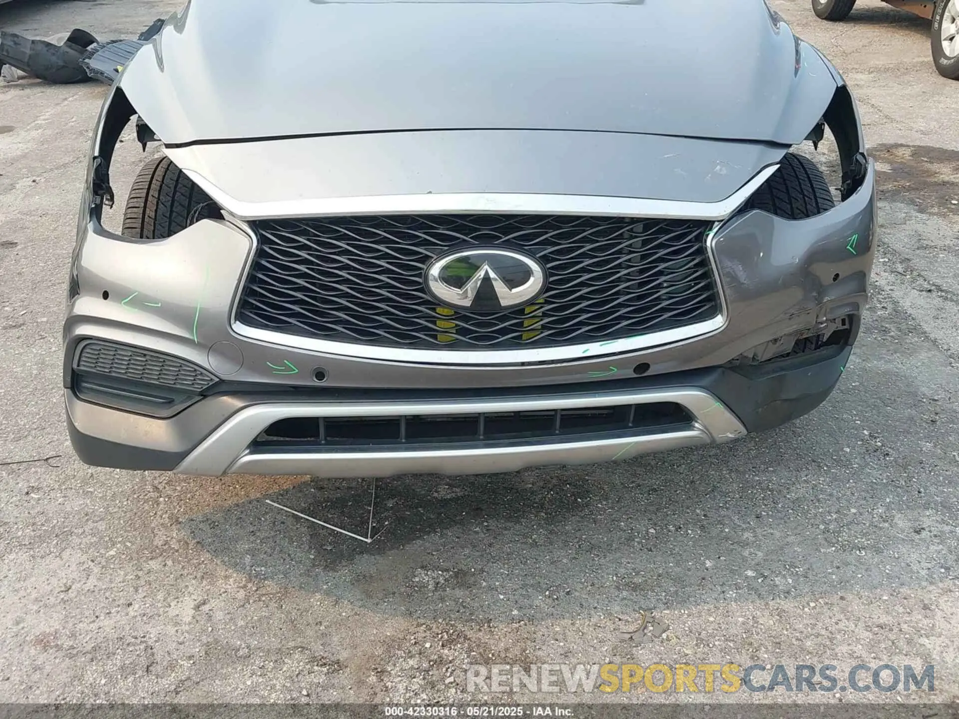 6 fotografías del automóvil dañado SJKCH5CR2KA009144 INFINITI QX30 2019