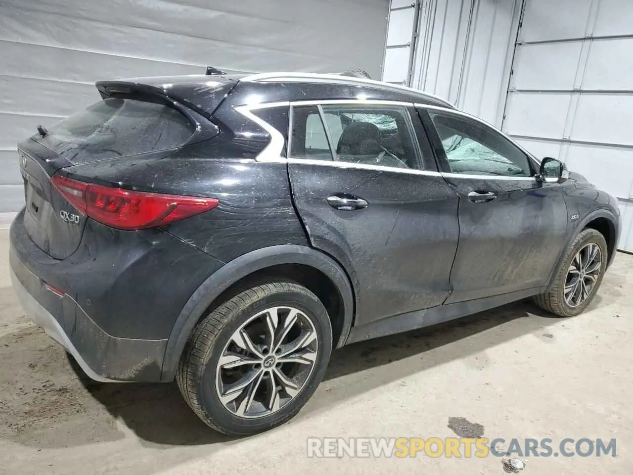 3 fotografías del automóvil dañado SJKCH5CR5KA010465 INFINITI QX30 2019