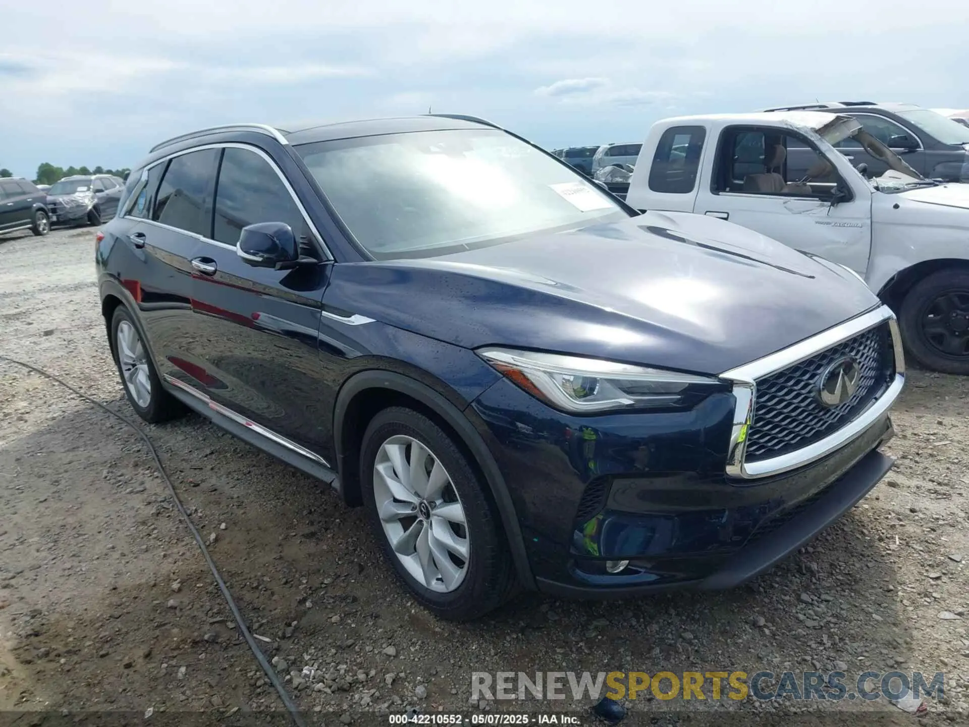 1 fotografías del automóvil dañado 3PCAJ5M12KF118394 INFINITI QX50 2019