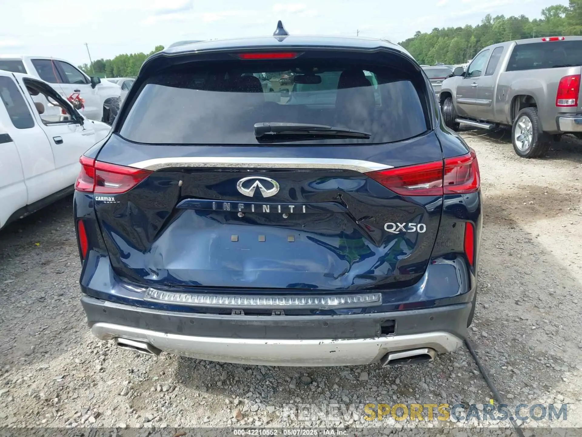 16 fotografías del automóvil dañado 3PCAJ5M12KF118394 INFINITI QX50 2019