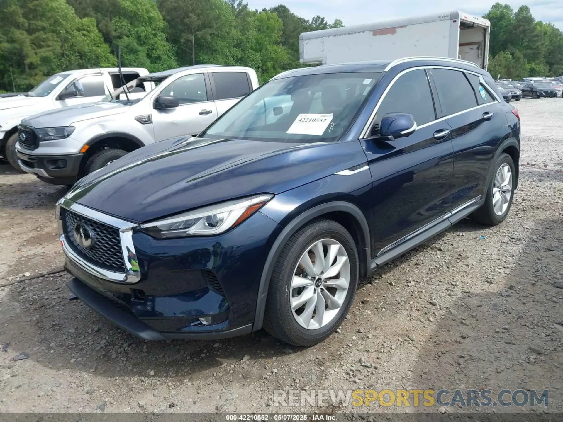 2 fotografías del automóvil dañado 3PCAJ5M12KF118394 INFINITI QX50 2019