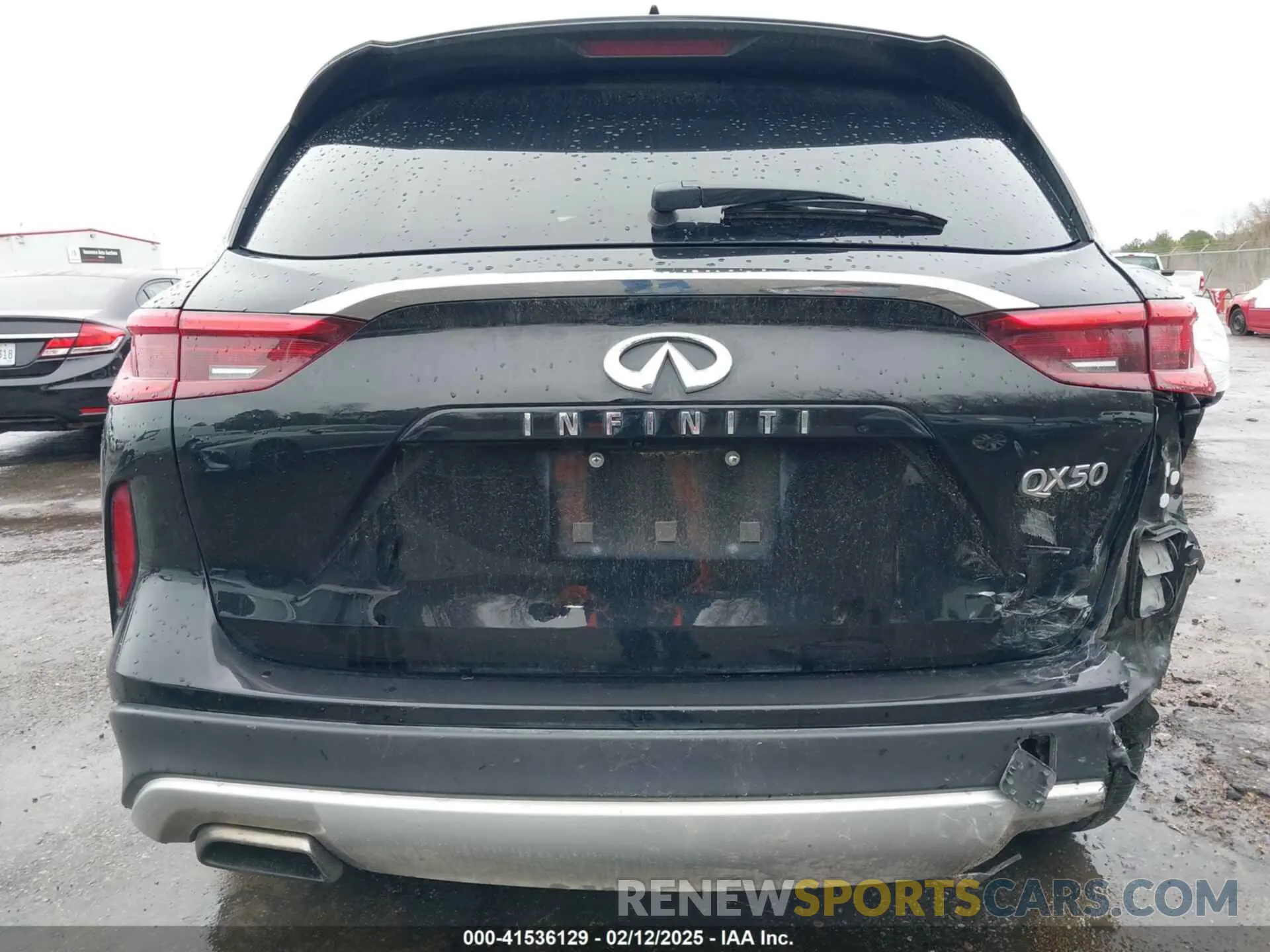 6 fotografías del automóvil dañado 3PCAJ5M12KF141402 INFINITI QX50 2019
