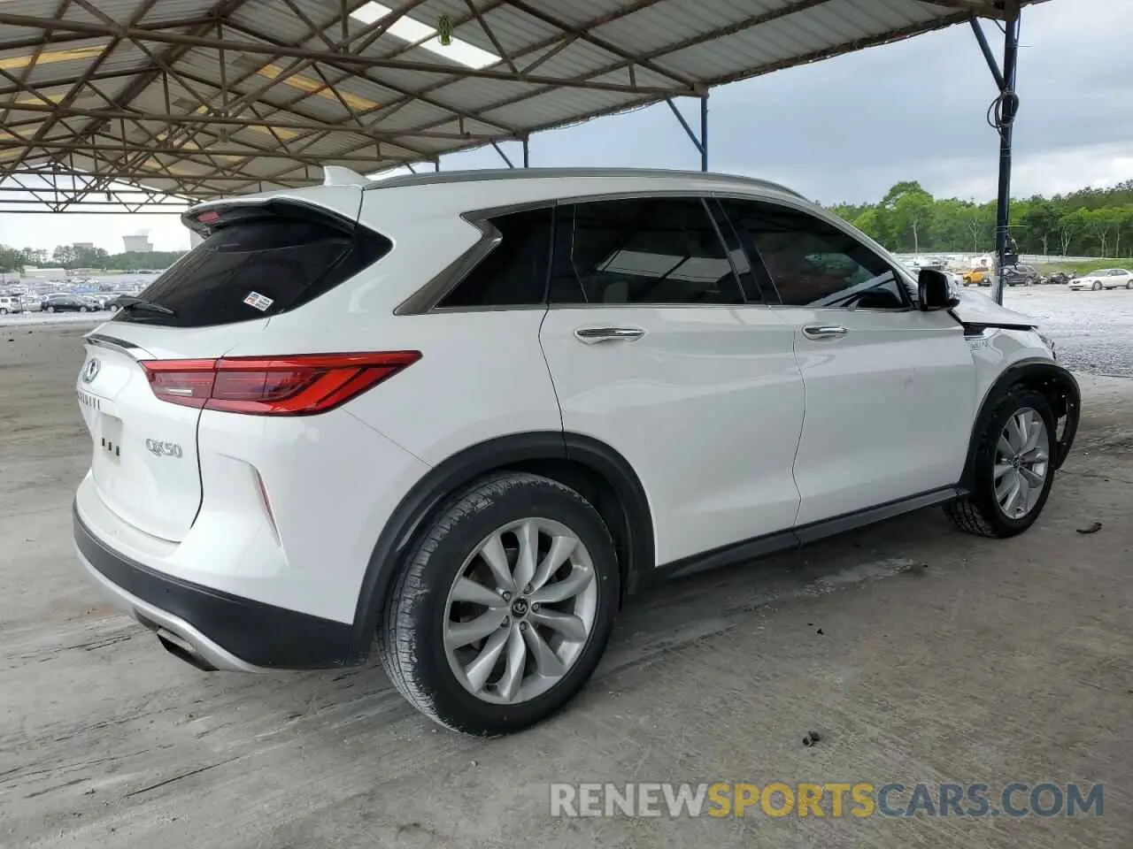 3 fotografías del automóvil dañado 3PCAJ5M13KF108943 INFINITI QX50 2019