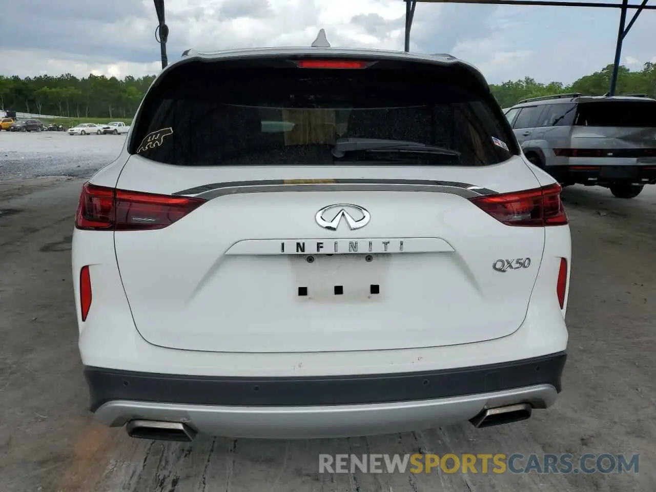 6 fotografías del automóvil dañado 3PCAJ5M13KF108943 INFINITI QX50 2019
