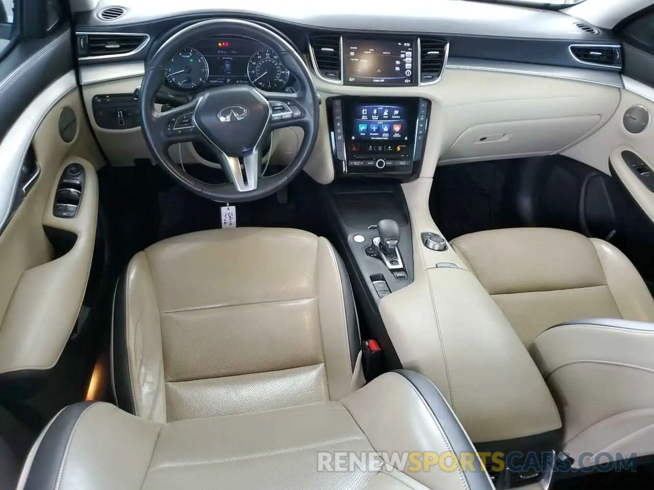 8 fotografías del automóvil dañado 3PCAJ5M13KF108943 INFINITI QX50 2019