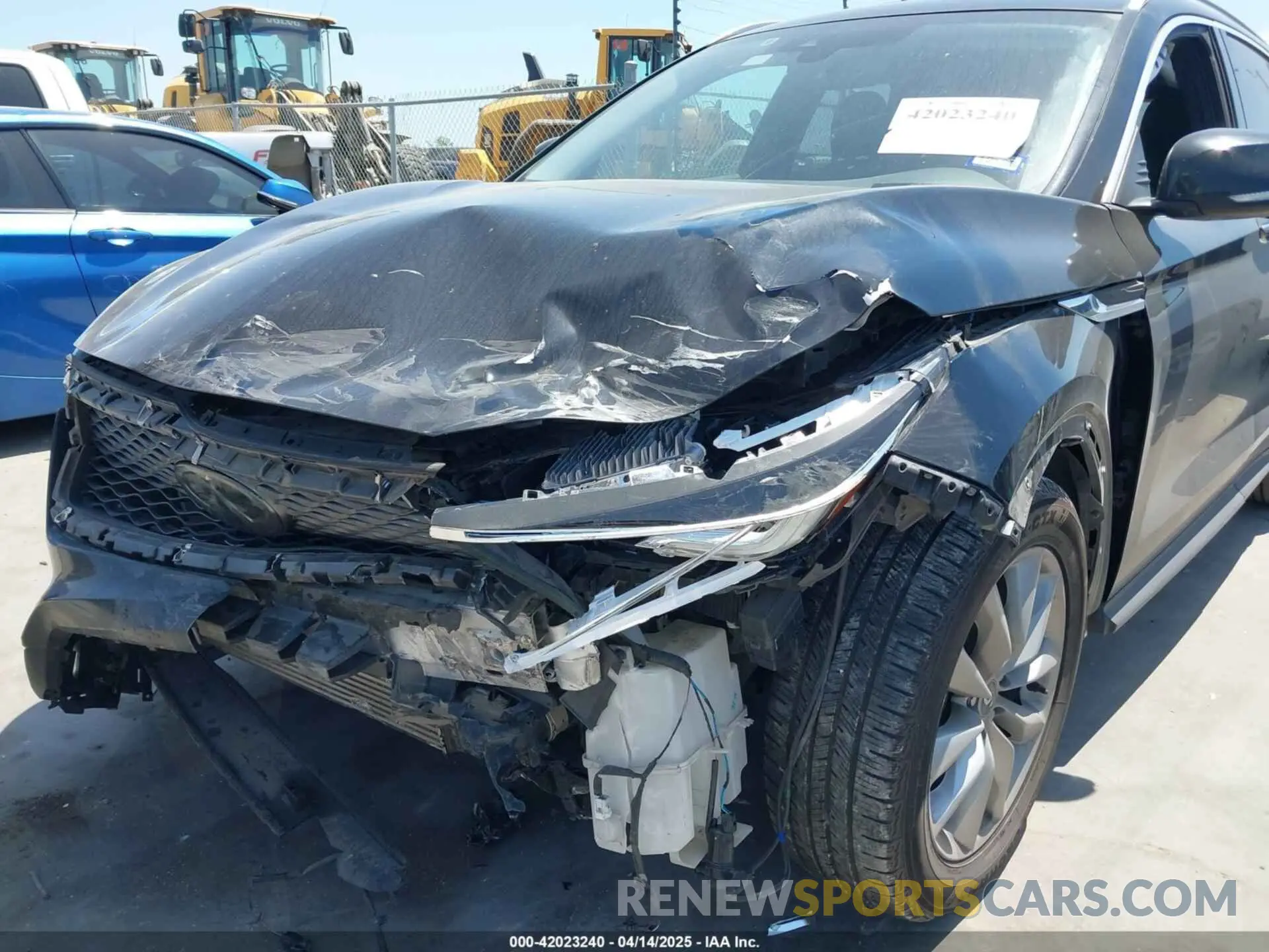6 fotografías del automóvil dañado 3PCAJ5M13KF130893 INFINITI QX50 2019