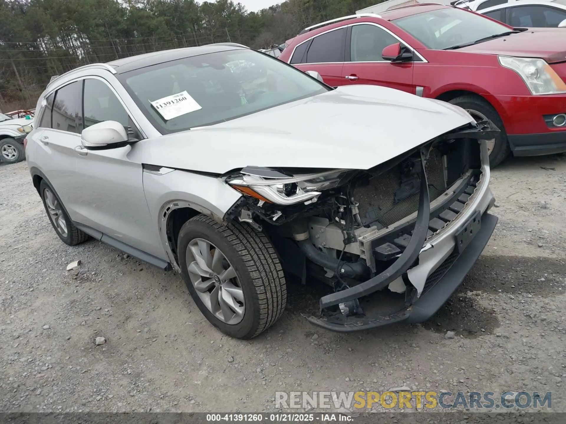 1 fotografías del automóvil dañado 3PCAJ5M13KF136032 INFINITI QX50 2019