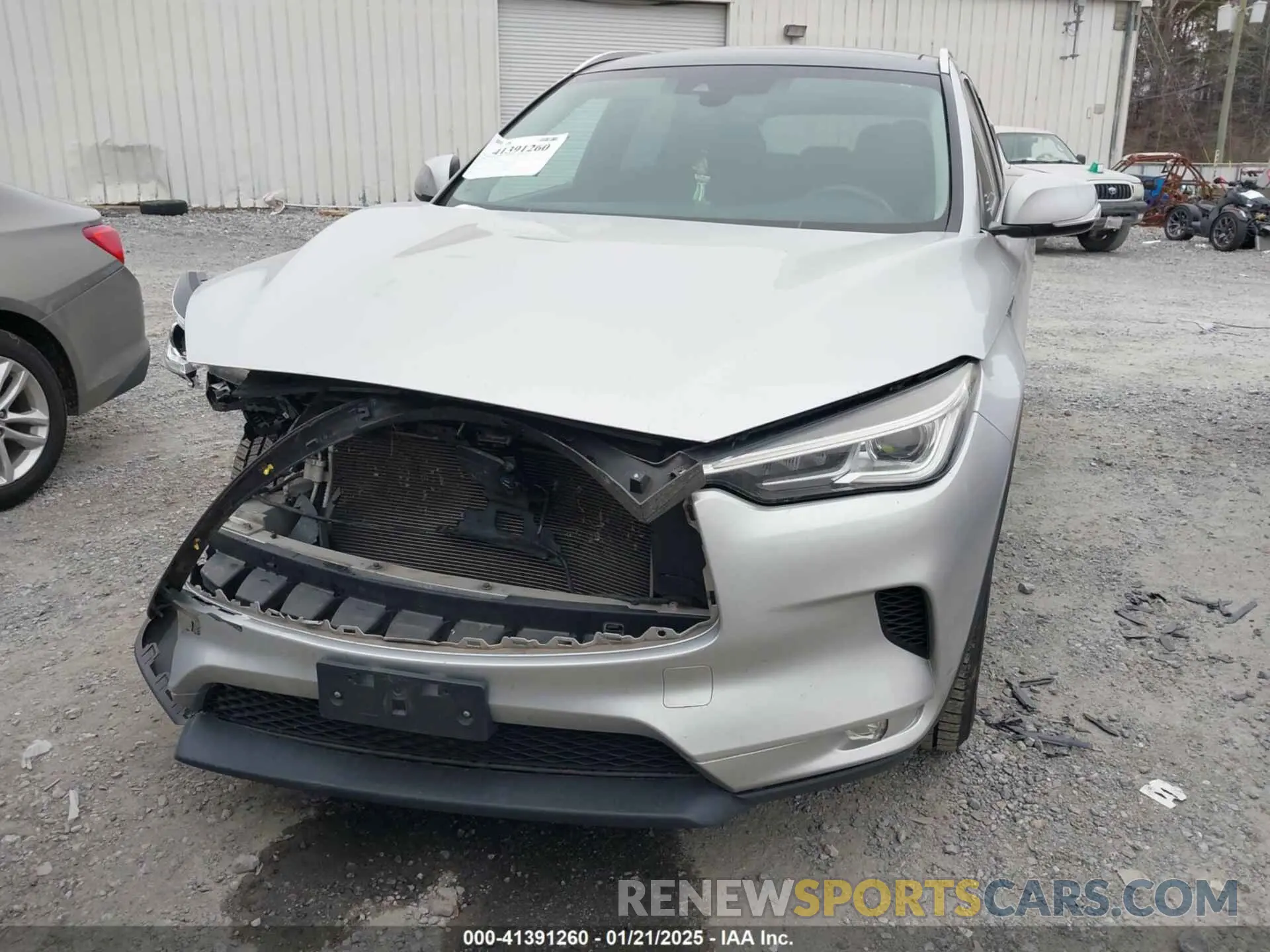 12 fotografías del automóvil dañado 3PCAJ5M13KF136032 INFINITI QX50 2019