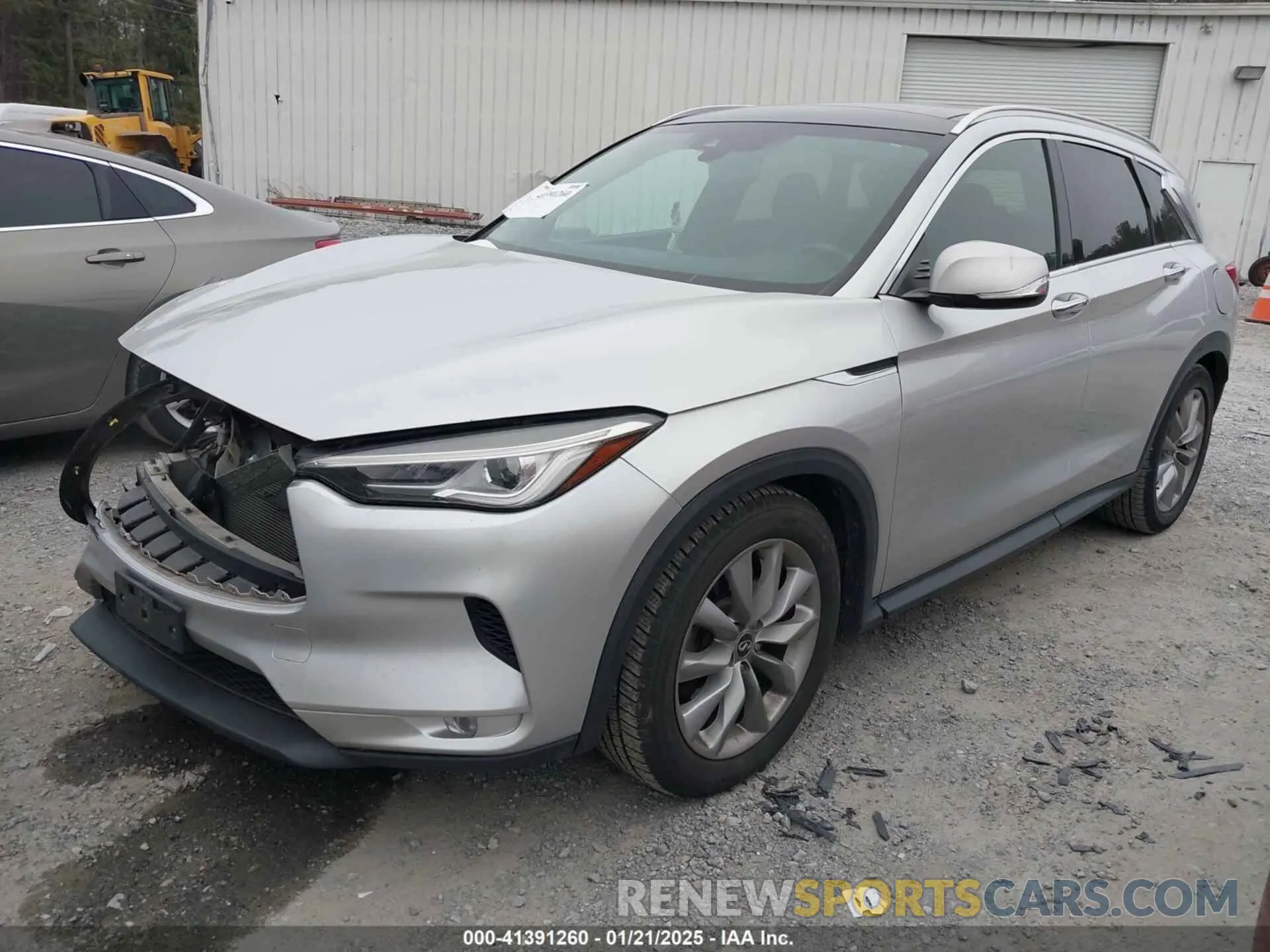 14 fotografías del automóvil dañado 3PCAJ5M13KF136032 INFINITI QX50 2019