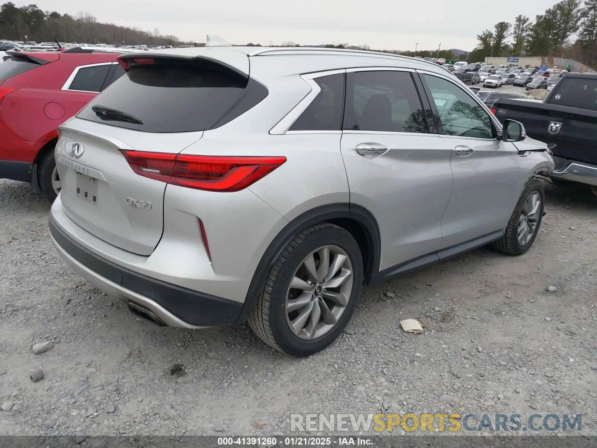 4 fotografías del automóvil dañado 3PCAJ5M13KF136032 INFINITI QX50 2019