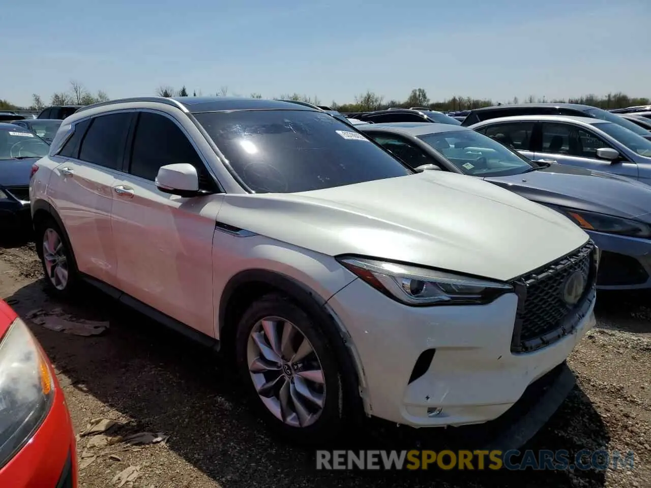 4 fotografías del automóvil dañado 3PCAJ5M13KF137147 INFINITI QX50 2019
