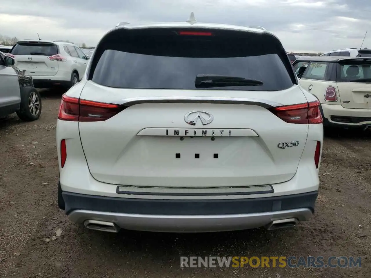 6 fotografías del automóvil dañado 3PCAJ5M13KF137147 INFINITI QX50 2019