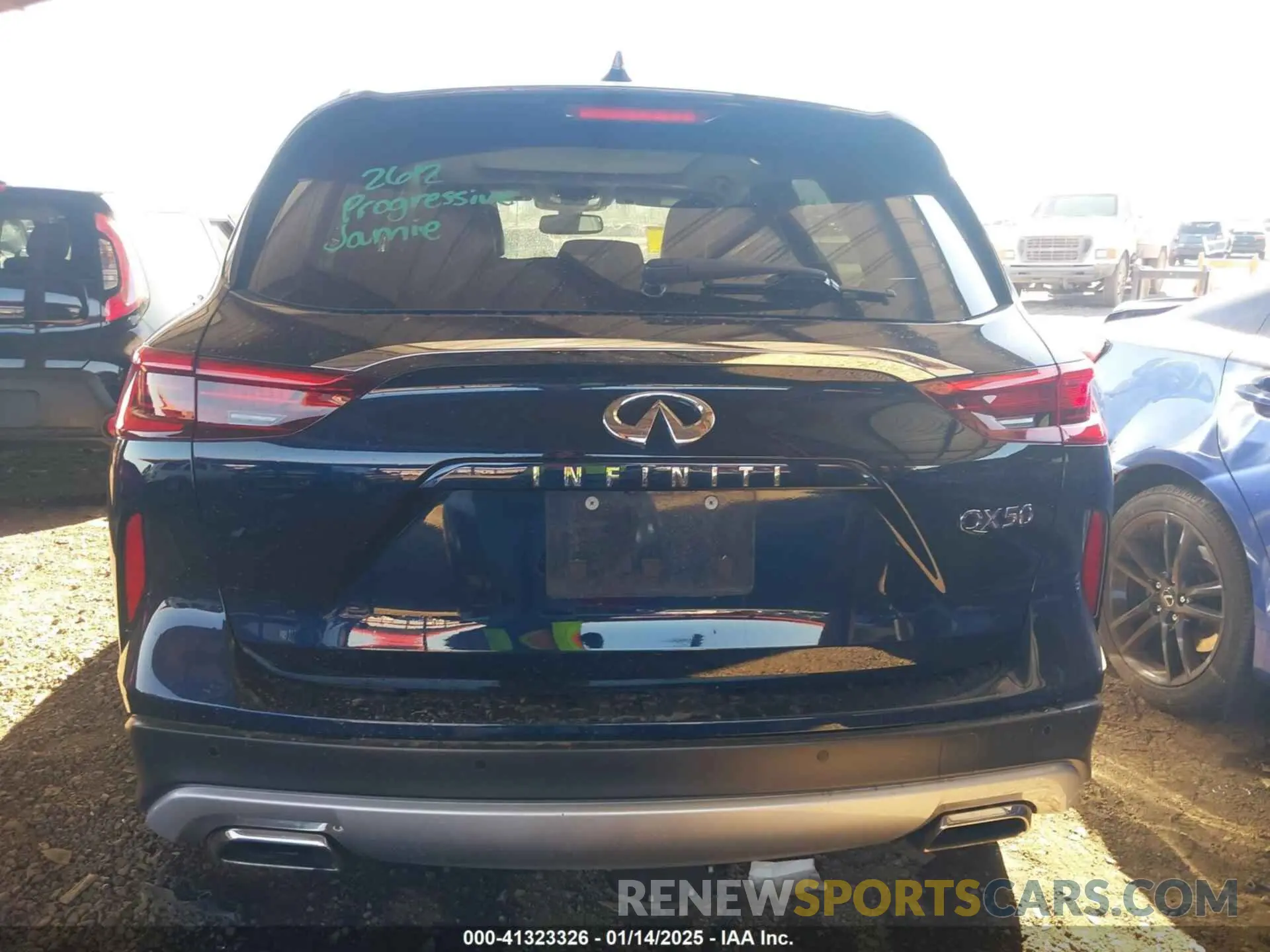 17 fotografías del automóvil dañado 3PCAJ5M14KF101385 INFINITI QX50 2019