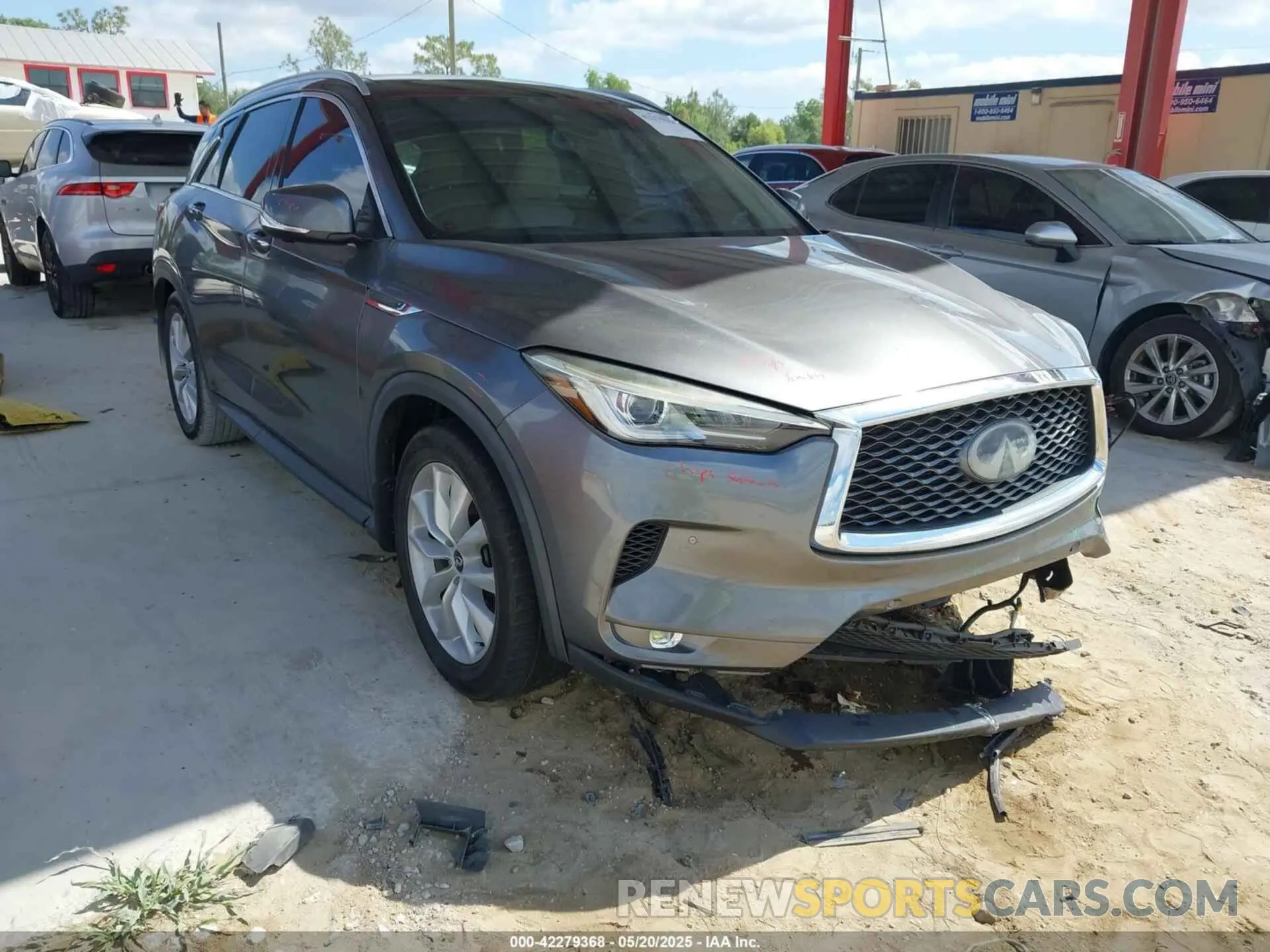 1 fotografías del automóvil dañado 3PCAJ5M14KF107297 INFINITI QX50 2019