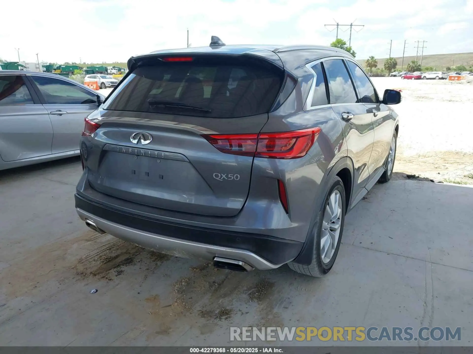 4 fotografías del automóvil dañado 3PCAJ5M14KF107297 INFINITI QX50 2019