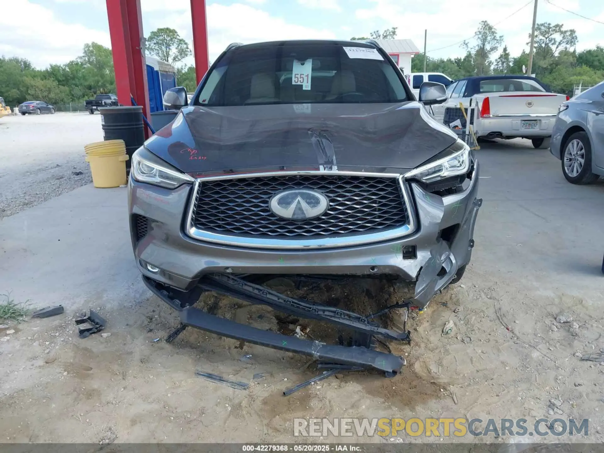 6 fotografías del automóvil dañado 3PCAJ5M14KF107297 INFINITI QX50 2019