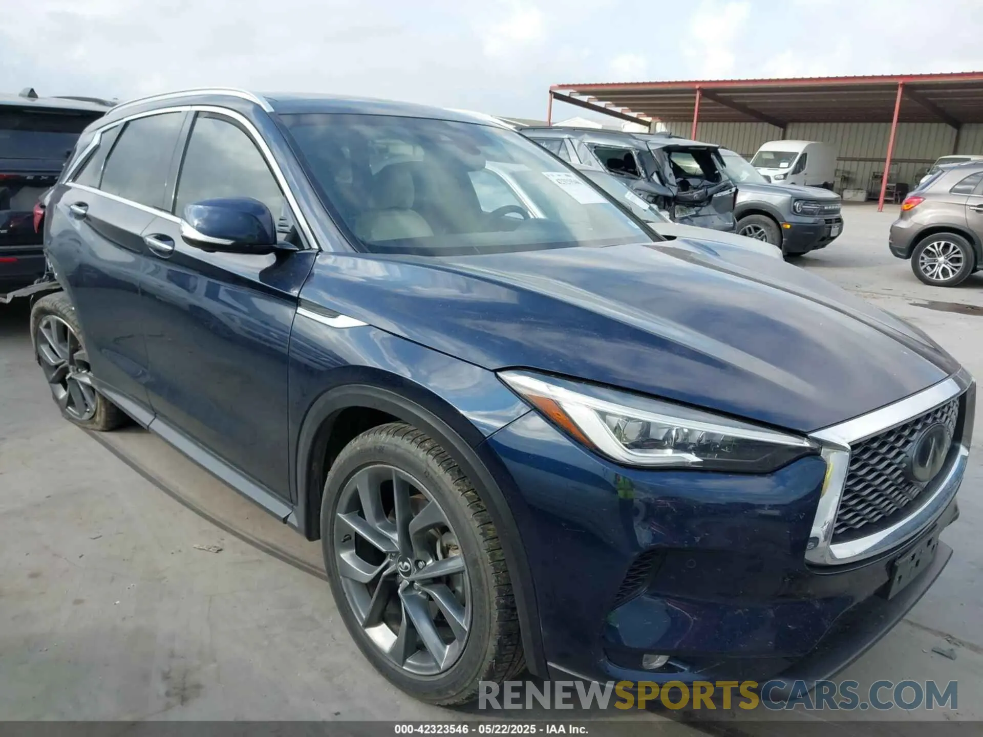 1 fotografías del automóvil dañado 3PCAJ5M14KF110183 INFINITI QX50 2019