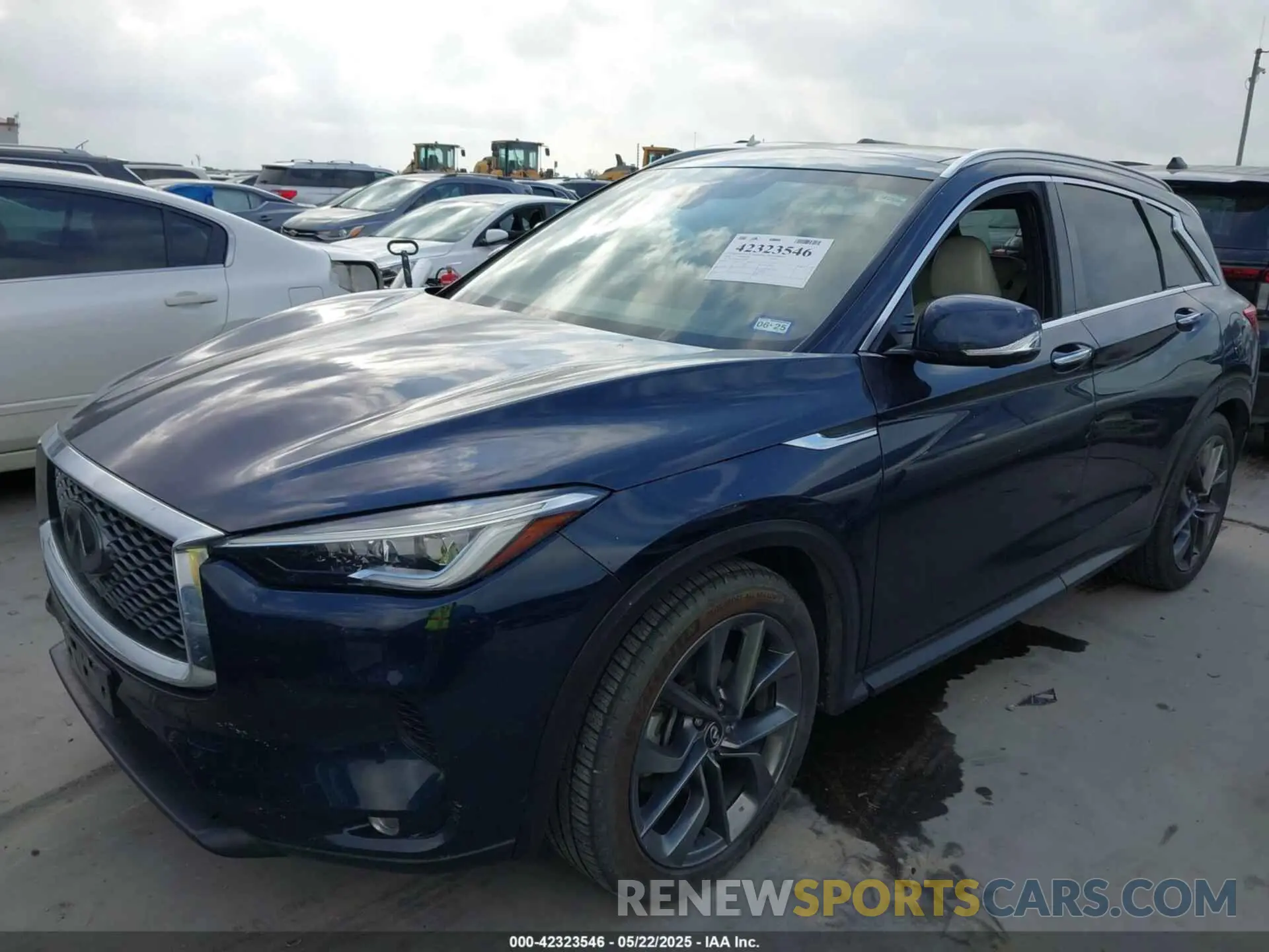 2 fotografías del automóvil dañado 3PCAJ5M14KF110183 INFINITI QX50 2019