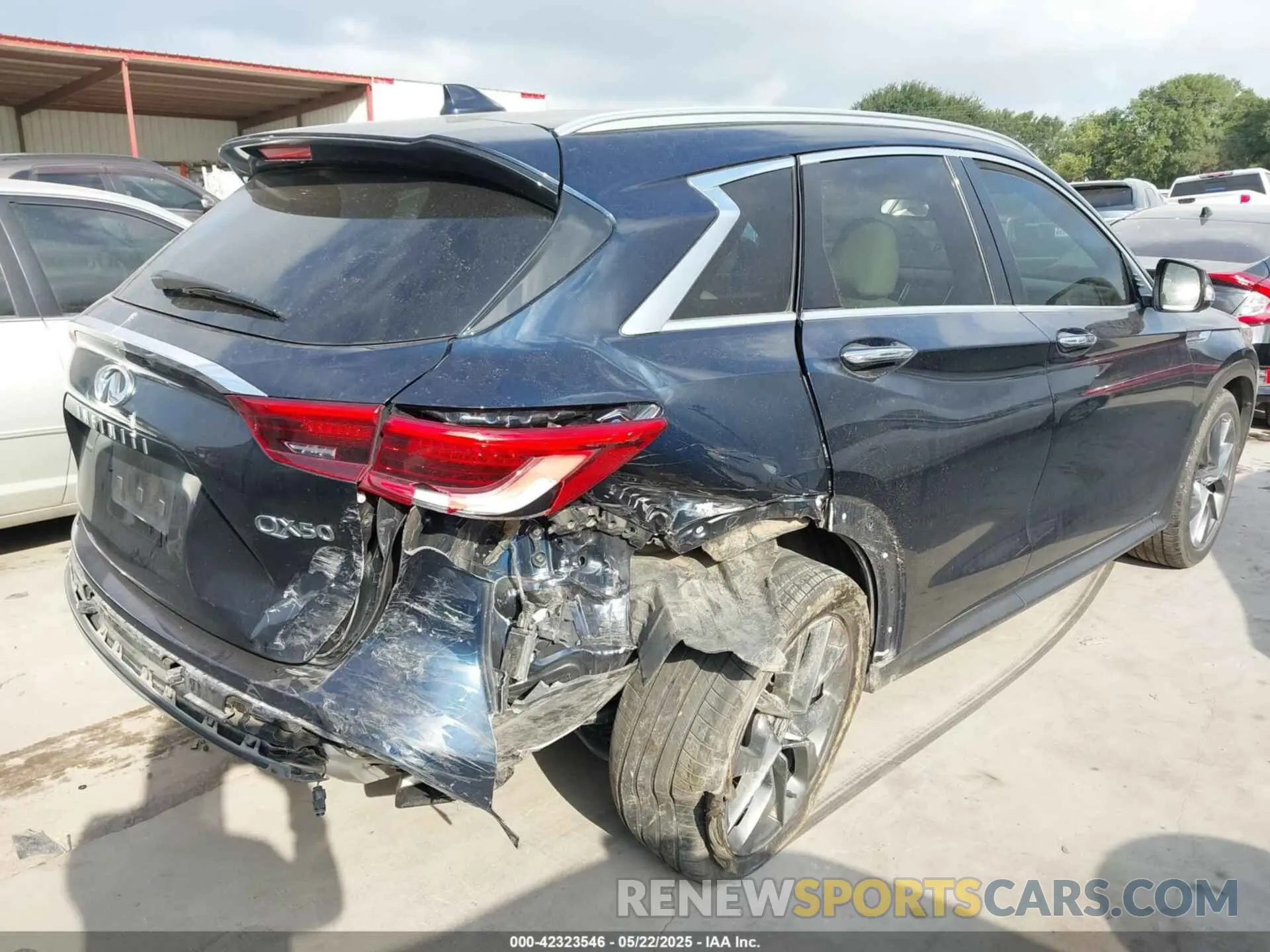 4 fotografías del automóvil dañado 3PCAJ5M14KF110183 INFINITI QX50 2019