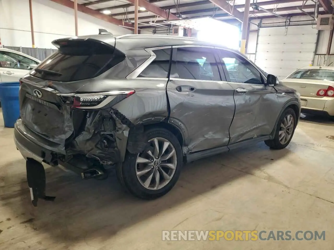 3 fotografías del automóvil dañado 3PCAJ5M14KF137318 INFINITI QX50 2019