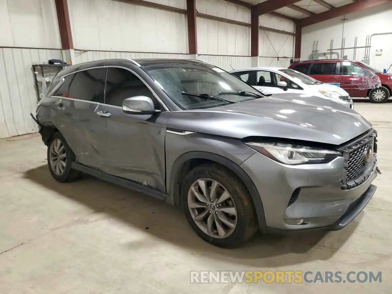 4 fotografías del automóvil dañado 3PCAJ5M14KF137318 INFINITI QX50 2019