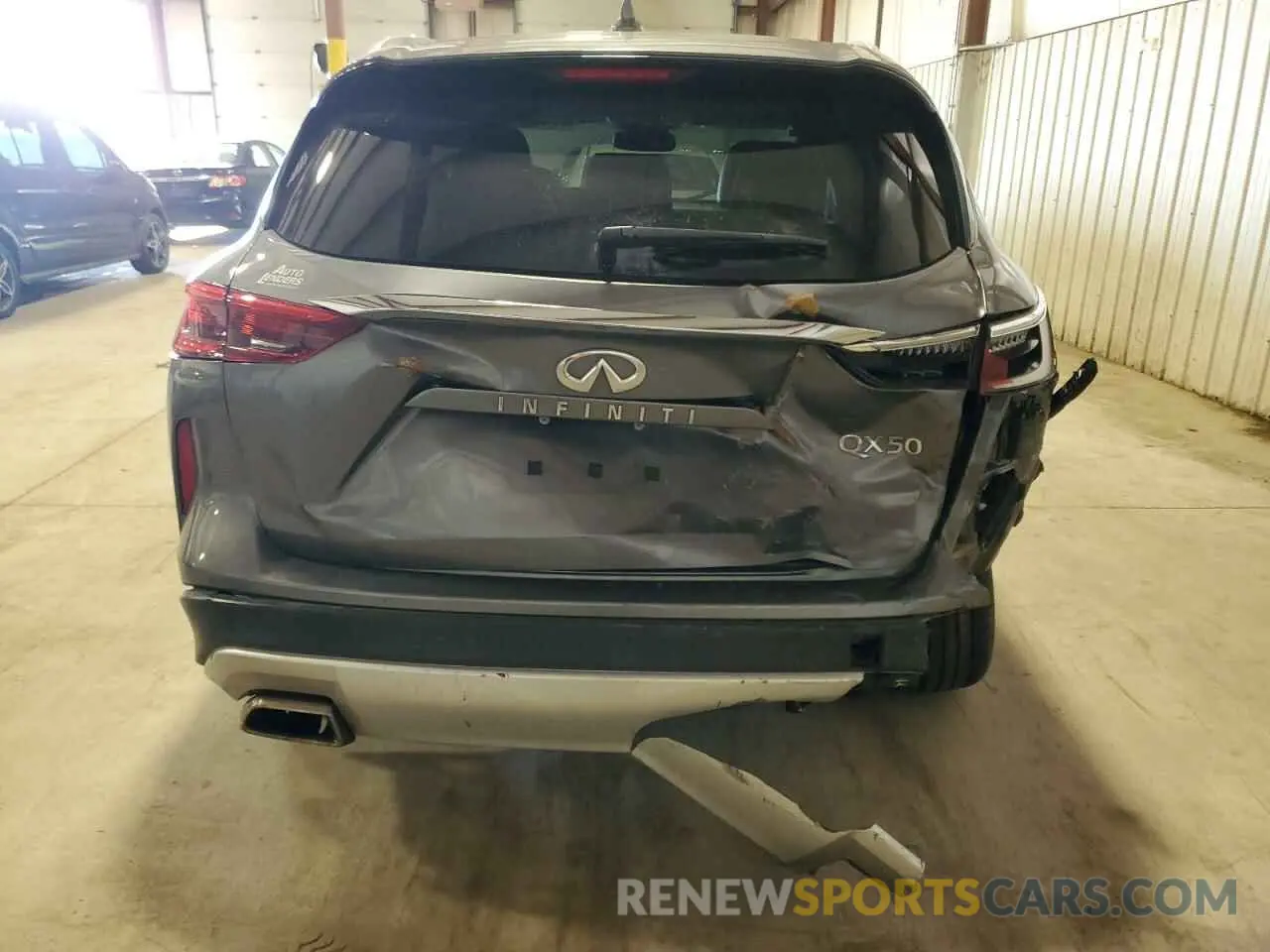 6 fotografías del automóvil dañado 3PCAJ5M14KF137318 INFINITI QX50 2019