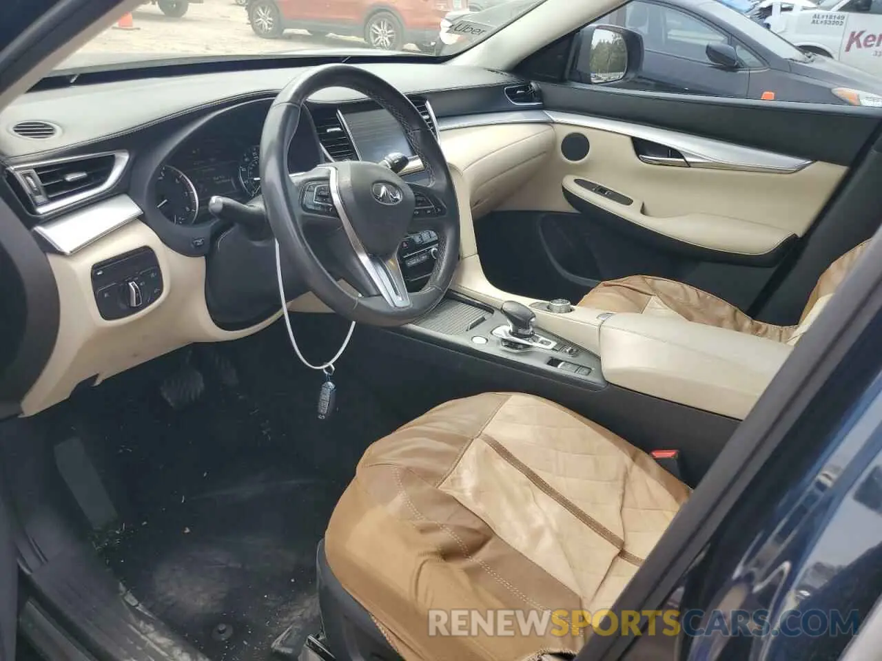 7 fotografías del automóvil dañado 3PCAJ5M14KF142261 INFINITI QX50 2019